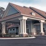 Front of office building