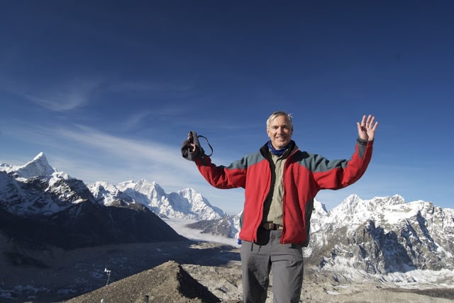 Dr. Harsha mountaineering